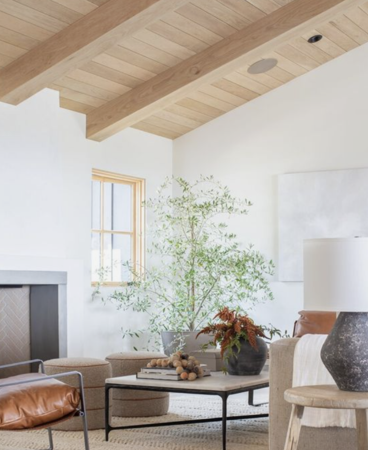 Wooden cieling unit interior